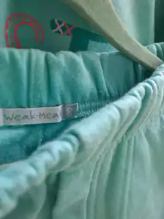 8A | Set: Buzo c capucha+pantalón algodón celeste - WEAK MEAK - Talle 8 años - Lo Canto • Moda Circular