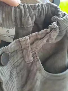 Pantalón de corderoy gris, cintura regulable - CHEEKY - Talle : 6 años - comprar online