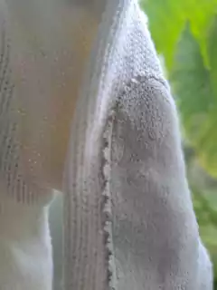 Saco prendido con botones madrea y pitucones. MATEA. 12 meses. - Lo Canto • Moda Circular