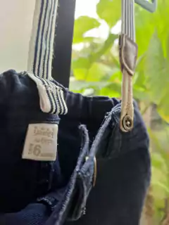 Pantalón azul con tiradores. YAMP. 6 meses. - Lo Canto • Moda Circular