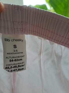 3/6M | Pantalón rosa finito, cintura elastica y cordon - CHEEKY - Talle S (3a6 meses) - comprar online