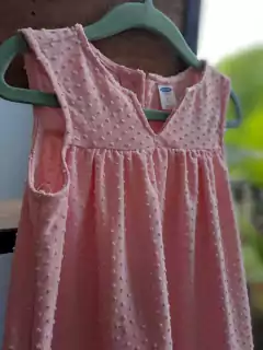 Vestido DSM rosa plumeti, volados abajo- OLD NAVY - Talle 3 años en internet