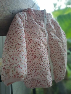 Campera impermeable c florcitas rosas - SHEIN. -Talle 6 meses - comprar online