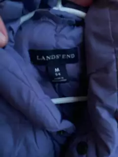 Chaleco lila de plumas, LANDSEND. 5/6 años. - comprar online