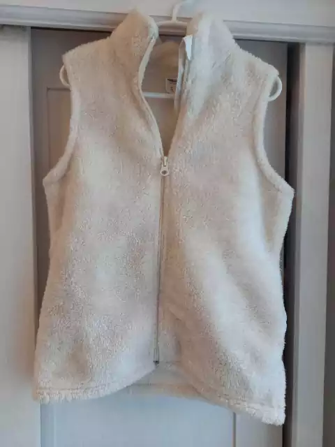 Chaleco blanco de polar. OLD NAVY. 8 años.