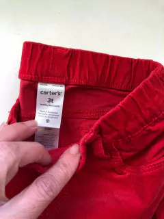 Pantalón de corderoy rojo. CARTERS. 3 años. - comprar online