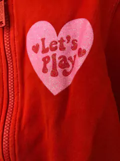 Buzo rojo con cierre y capucha. GRISINO. 7/8 años. en internet