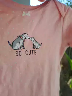 Set 2 bodys: celeste y salmon MC - CARTERS - Talle:18 meses - Lo Canto • Moda Circular