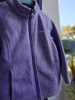 Outlet- Campera polar lila - COLUMBIA - Talle 3 años - Lo Canto • Moda Circular