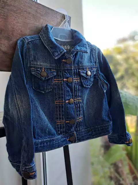 Campera de jean azul - GAP - Talle 2 años