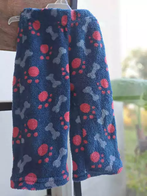 Pantalón azul peludito. Boulevard. 12 meses.