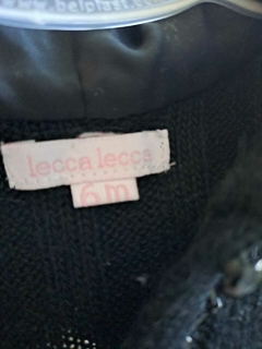 Tapadito negro tejido con capucha. LECCA LECCA. 6 meses, en internet