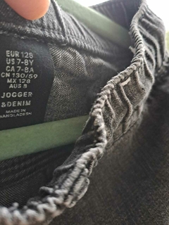 Pantalón babucha gris con elástico y cordón-H&M-Talle 7-8 años en internet
