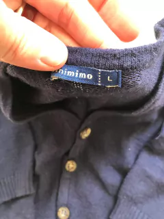 Saquito azul prendido. MIMO. 9 meses. - comprar online