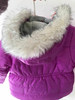 Campera lila con capucha y polar interno desmontable. CARTERS, 3 años. - comprar online