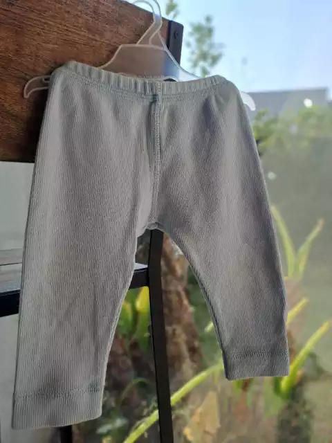 Pantalon algodon celeste - baby PIOPPA - Talle 6 meses