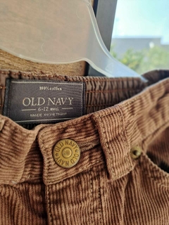 Pantalon corderoy marron - OLD NAVY - Talle 6a12 meses - comprar online
