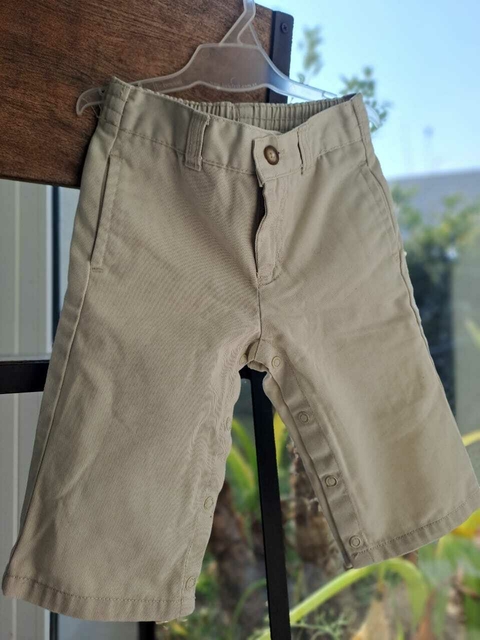 Pantalón beige gabardina - OLD NAVY - Talle 6a12 meses