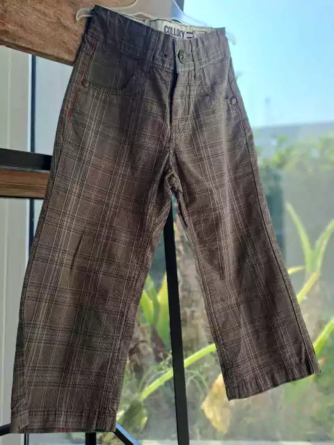 2A | Pantalón a cuadros marron - COLLOKY - Talle 2 años