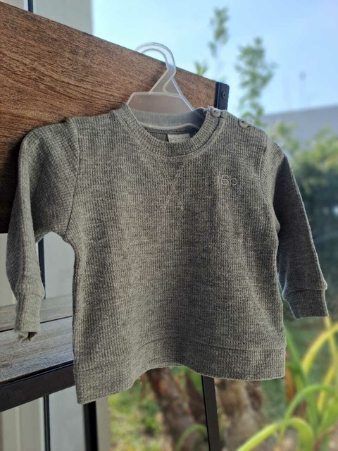 Remera ML gris - CHEEKY - Talle XS (1a3 meses)