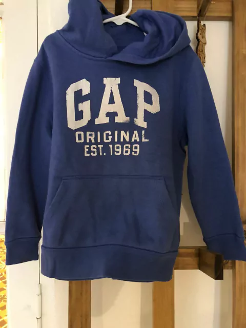 Outlet- Buzo azul con capucha. GAP. 6/7 años.