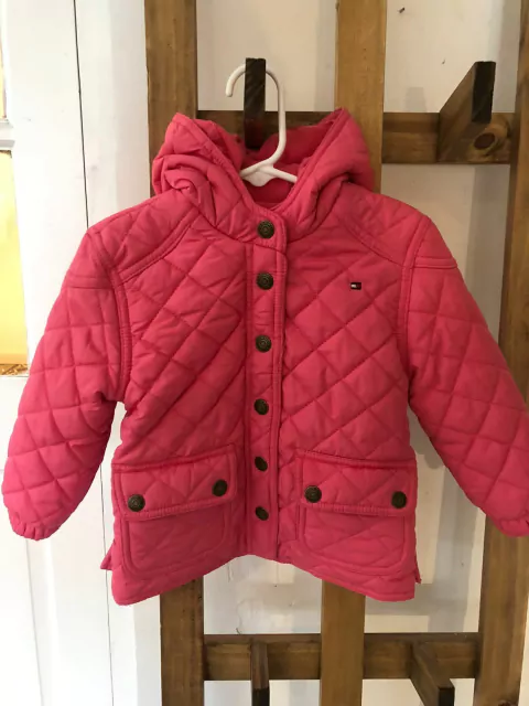 Campera rosa matelaseada con polar interno. POLO. 2 años.