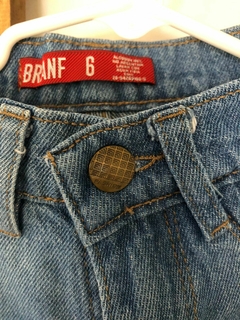 4/5A | Jean celeste wide leg deflecado. Talle 4/5 años. 27 CM de cintura. - comprar online