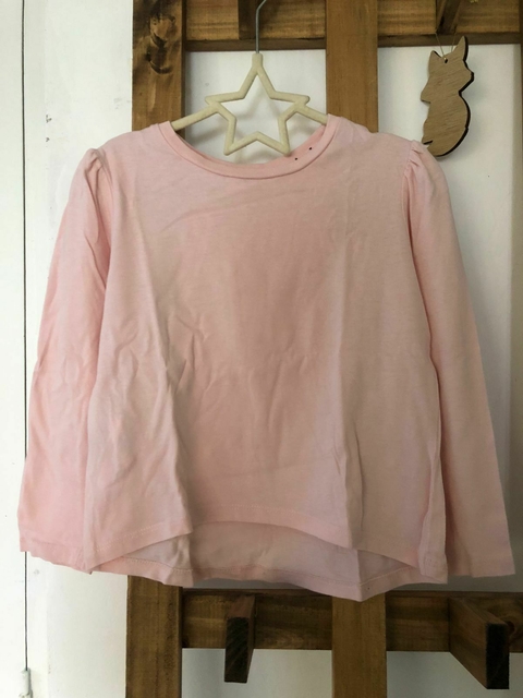 Remera rosa ML. MANGO. 5/6 años.