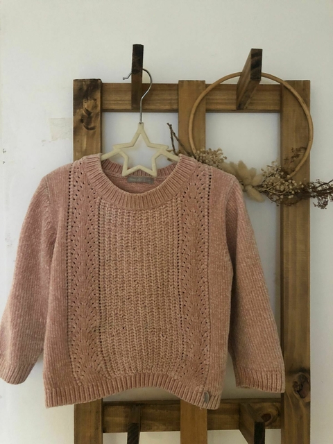 Sweater rosa viejo. MIMO. Talle 4 años-