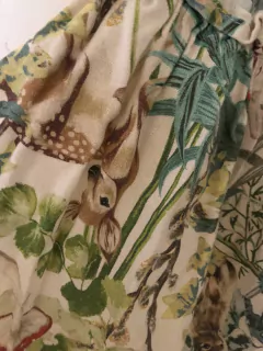 Vestido con animales del bosque. WAW KIDS. Talle 1 año. - Lo Canto • Moda Circular