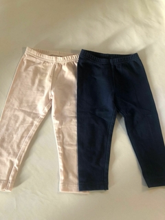 Dos calzas rosa y azul. CARTERS. 9 meses. - comprar online
