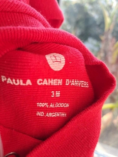 Body rojo ML. PAULA. 3 meses. Parece más chico. 1 mes. - comprar online