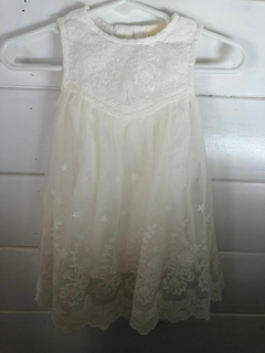 Vestido blanco con encaje. CONIGLIO. 3 meses. - comprar online