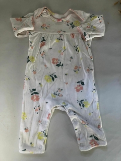3M | Enterito de algodón blanco con flores. CARTERS. 3 meses. - comprar online