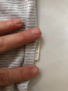 Enterito a rayas gris y rosa con cierre, Baby Coloky. Recién nacido. 1 mes. - comprar online