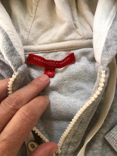 Buzo gris con capucha y orejitas, y cierre. PAULA. 3 meses. - comprar online