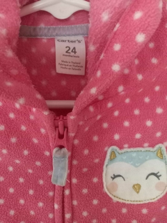 Polar rosa con lunares y búho. CARTERS. 24 meses. - comprar online