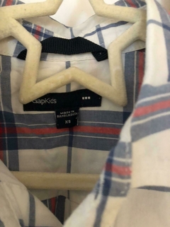 Camisa MC a cuadros rojos y azul. GAP. 5 años. - comprar online