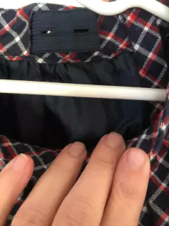 3A | Pollera a cuadros roja y azul. Tiene elástico regulable en la cintura. Janie and Jack. 3 años. - comprar online