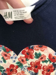 Musculosa azul con corazón de flores. HYM. 4 años. - comprar online