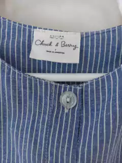 Vestido celeste rayas blancas. Chuck and Berry. 2 años- - comprar online