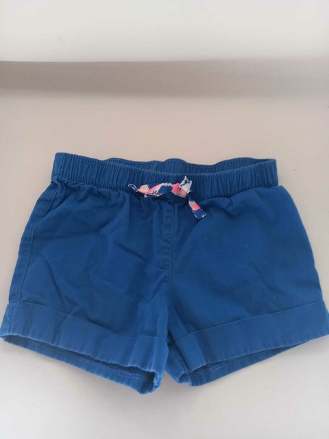 Short azul eléctrico con elástico en la cintura. Healthtex. 2 años.