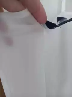 Musculosa blanca transparente. POLO. Talle 4. Parece más 3 años. en internet