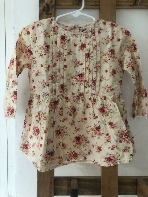 Blusa con flores ML. Akiabara. Talle 4 años.