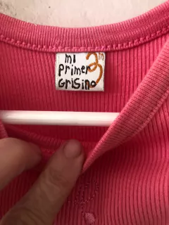 3M | Vestido rosa con body y volados. GRISINO. Talle 3 meses. - comprar online