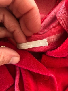 Buzo rojo con capucha. MIMO. 3 meses. - comprar online