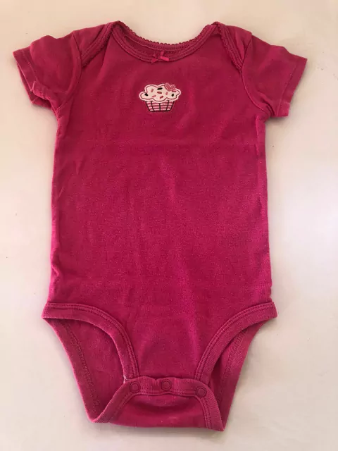 Body rosa MC. CARTERS. 6 meses.