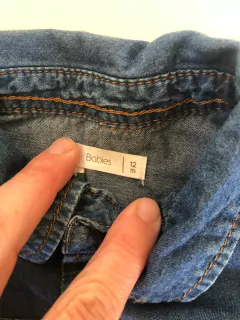 Camisa de jean. 12 meses. - comprar online