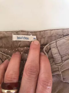 Pantalón de corderoy BOUT CHOU. 6 meses. - comprar online