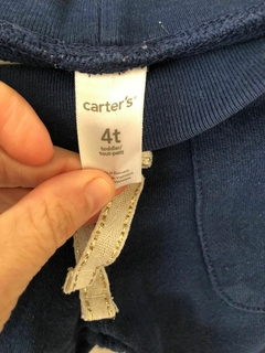 Jogging azul con rayas al costado. CARTERS. 4 años. - comprar online